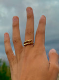Espiral de Vida Sagrada ~ Anillo Minimalista Boho