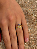 Espiral del Destino ~ Anillo con Amatista