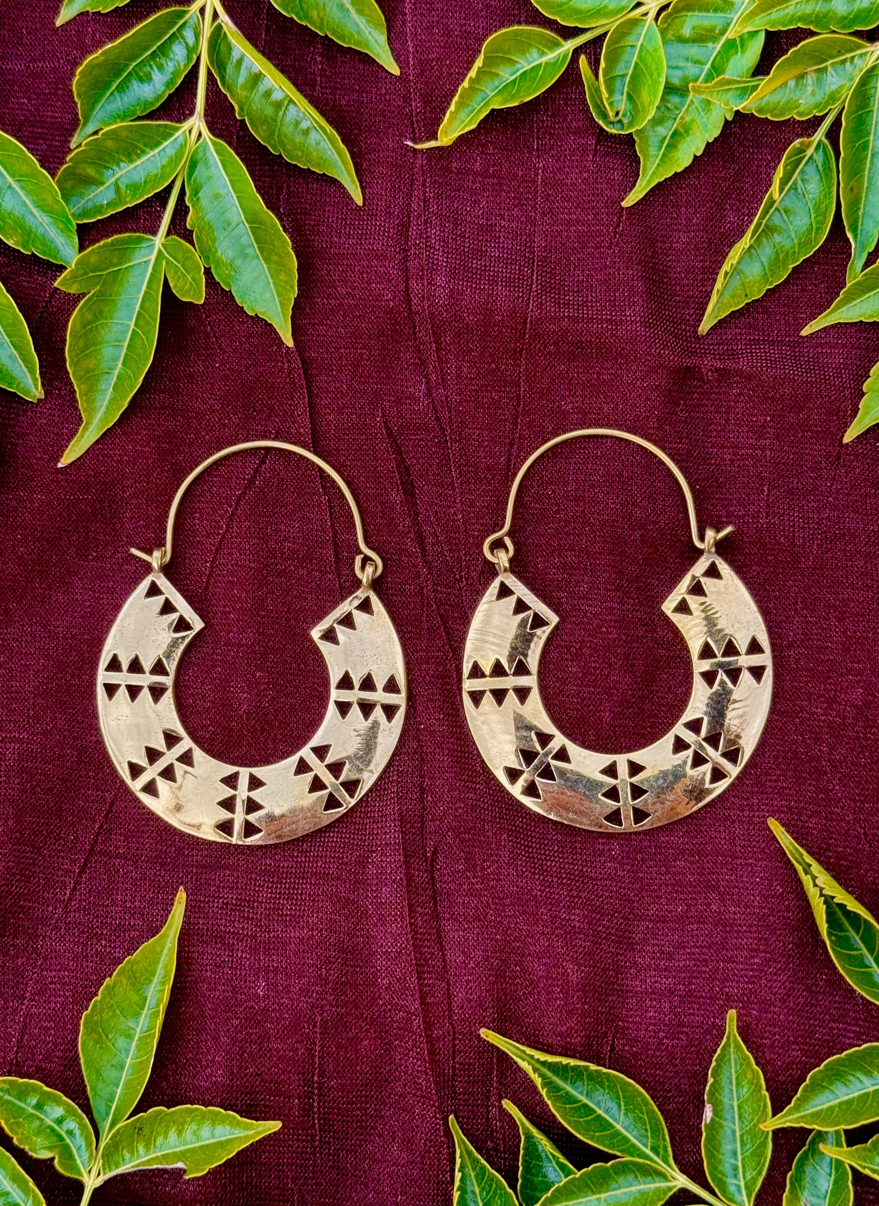 Aros Raíz Tribal ~ Joyería Bohemia