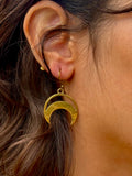 Aros Brillo Lunar ~ Joyería Bohemia